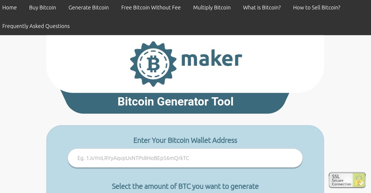 Free bitcoin generator gen tool